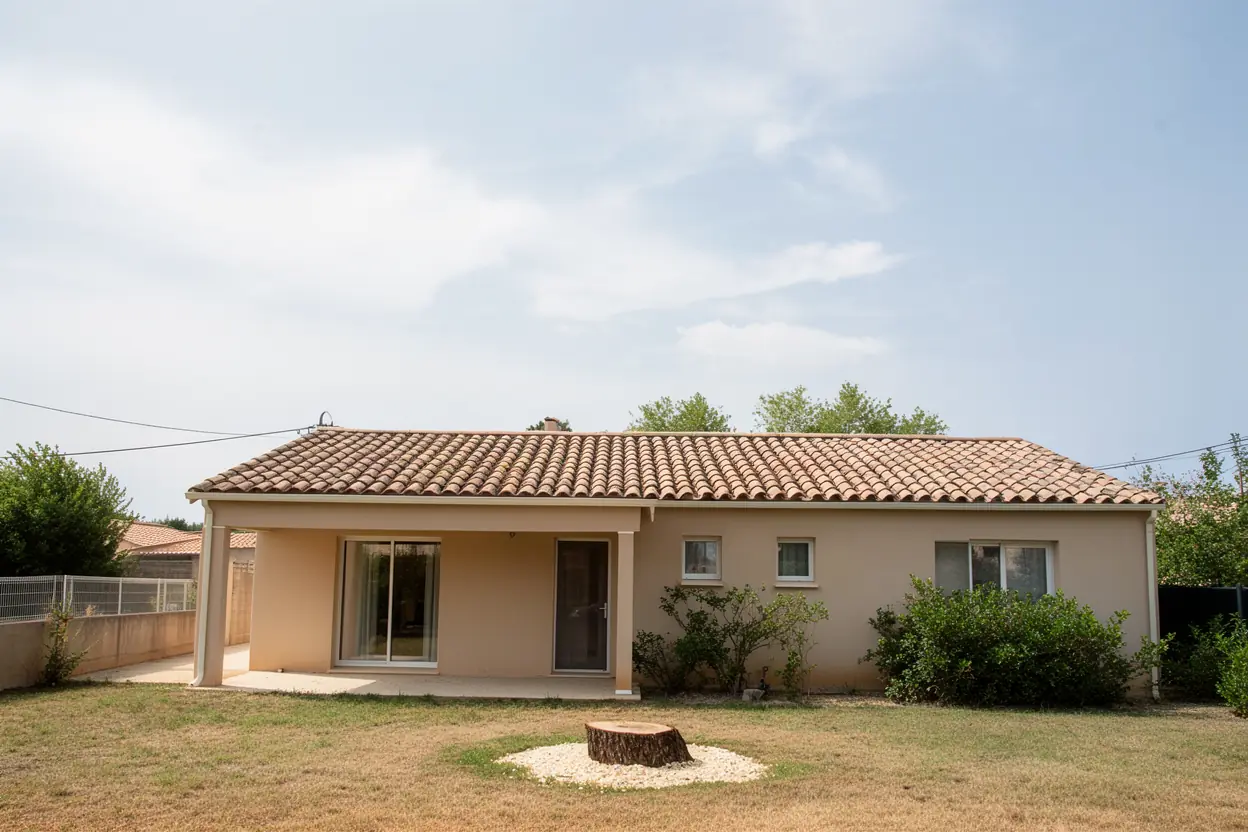 Jardin sécurisé après démontage et nettoyage complet à Rognonas