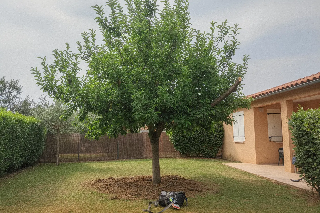 Arbre entretenu après taille sanitaire à Cavaillon