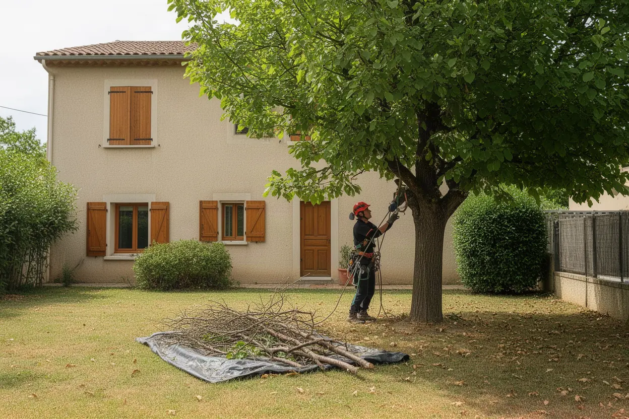 Taille douce arbre à Avignon